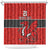 Wales Rugby Custom Shower Curtain Y Ddraig Goch Ddyry Cychwyn