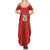 Wales Rugby Custom Summer Maxi Dress Y Ddraig Goch Ddyry Cychwyn