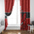 Wales Rugby Custom Window Curtain Y Ddraig Goch Ddyry Cychwyn