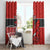 Wales Rugby Custom Window Curtain Y Ddraig Goch Ddyry Cychwyn