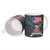 Brave Souls Remembered Patriotic Military Tribute Art Ceramic Mug