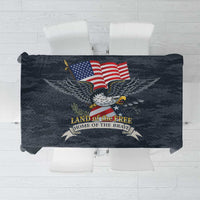 Brave Souls Remembered Patriotic Military Tribute Art Tablecloth