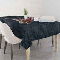 Brave Souls Remembered Patriotic Military Tribute Art Tablecloth
