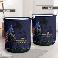 Memorial Day Veteran Remember and Honor Laundry Basket