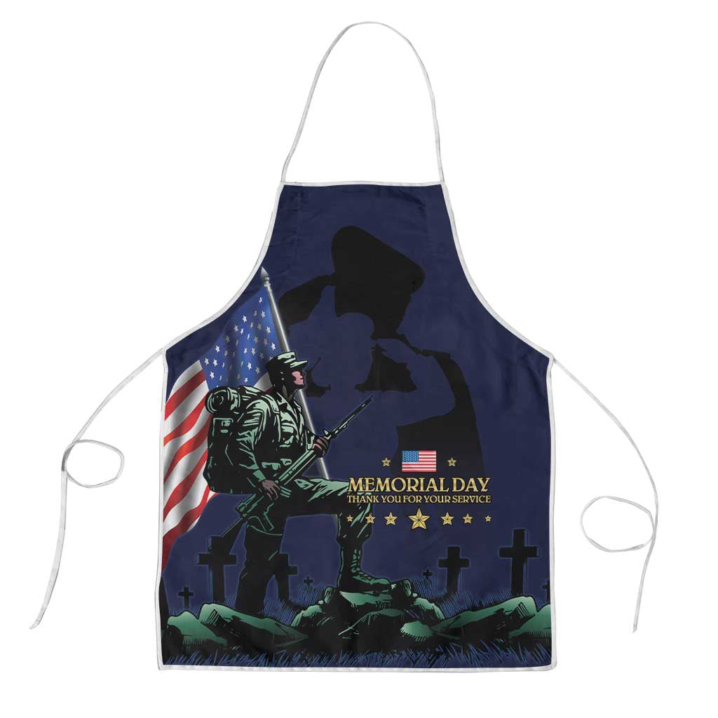 Memorial Day Veteran Remember and Honor Apron