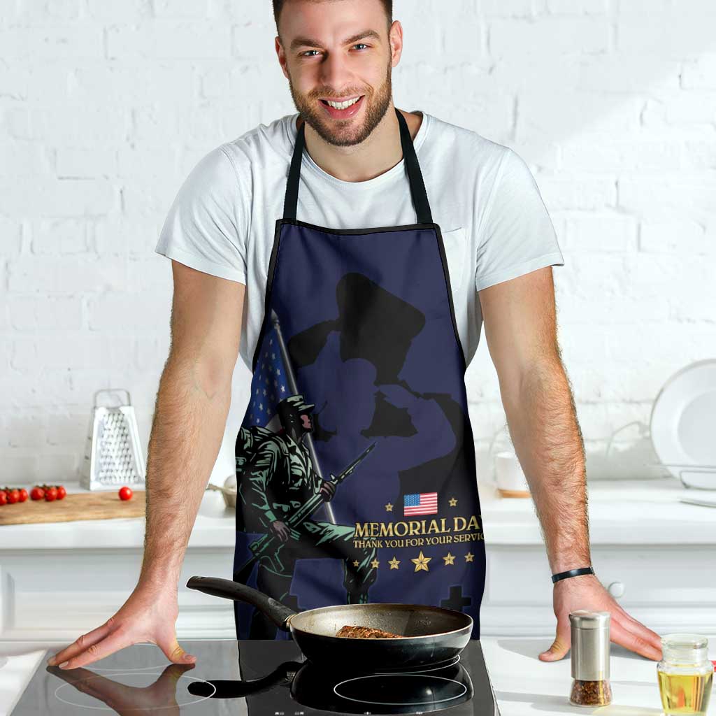 Memorial Day Veteran Remember and Honor Apron