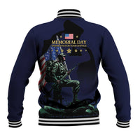 Memorial Day Veteran Remember and Honor Baseball Jacket