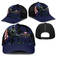 Memorial Day Veteran Remember and Honor Baseball Net Cap