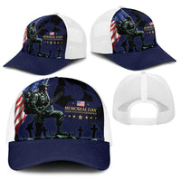 Memorial Day Veteran Remember and Honor Baseball Net Cap