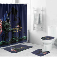 Memorial Day Veteran Remember and Honor Bathroom Set