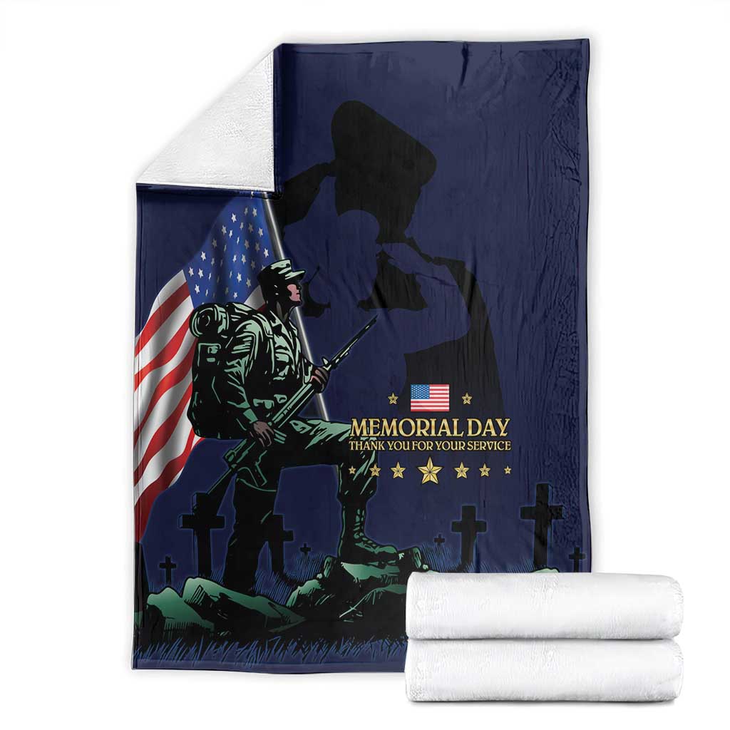 Memorial Day Veteran Remember and Honor Blanket