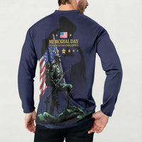 Memorial Day Veteran Remember and Honor Button Sweatshirt