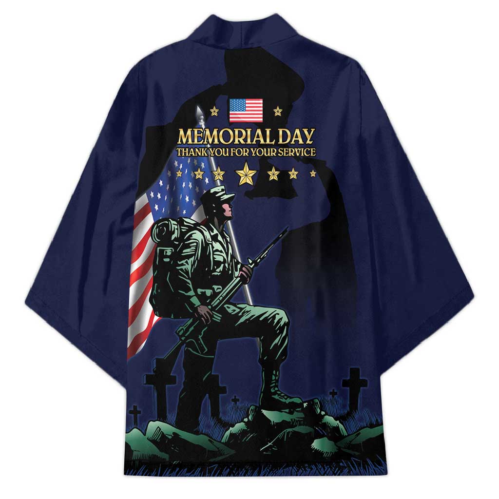 Memorial Day Veteran Remember and Honor Kimono