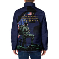 Memorial Day Veteran Remember and Honor Padded Jacket