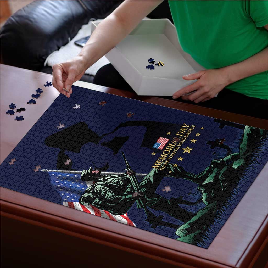 Memorial Day Veteran Remember and Honor Puzzle