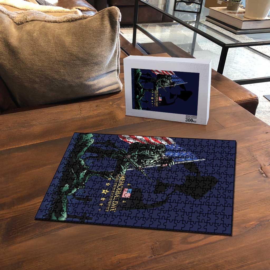 Memorial Day Veteran Remember and Honor Puzzle