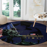Memorial Day Veteran Remember and Honor Round Carpet