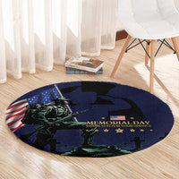 Memorial Day Veteran Remember and Honor Round Carpet