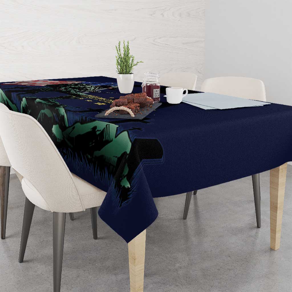 Memorial Day Veteran Remember and Honor Tablecloth