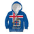 Iceland Kid Hoodie Icelandic Coat Of Arms and Flag - Wonder Print Shop