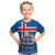 Iceland Kid T Shirt Icelandic Coat Of Arms and Flag - Wonder Print Shop