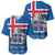 Personalised Iceland Baseball Jersey Icelandic Coat Of Arms and Flag LT9 - Wonder Print Shop