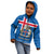 Personalised Iceland Kid Hoodie Icelandic Coat Of Arms and Flag - Wonder Print Shop