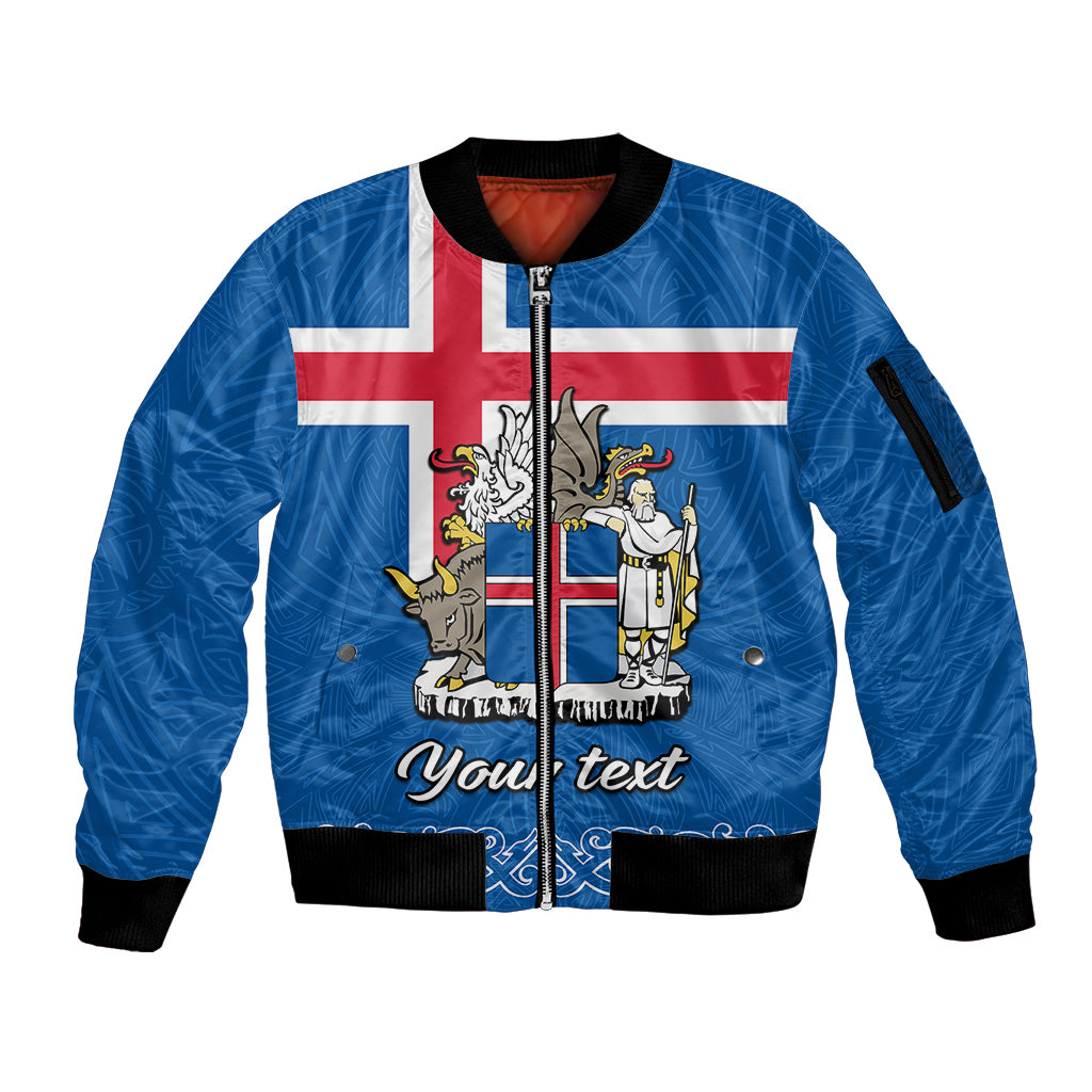 personalised-iceland-sleeve-zip-bomber-jacket-icelandic-coat-of-arms-and-flag