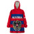 Austria Wearable Blanket Hoodie Austrian Coat Of Arms Minimalist Red Style - Wonder Print Shop