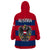 Austria Wearable Blanket Hoodie Austrian Coat Of Arms Minimalist Red Style - Wonder Print Shop