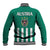 Austria Baseball Jacket Austrian Coat Of Arms Minimalist Green Style No1 LT9 - Wonder Print Shop