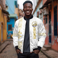 Eritrea Martyrs Day June 20 Bomber Jacket Never Forgotten Proud Eritrean Heritage White Version