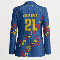 DR Congo Kopo ya Mokili Custom Blazer Kuba Kingdom Pattern Edition