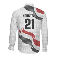 Egypt Custom Long Sleeve Button Shirt Pharaoh Legacy Edition