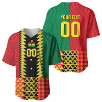 Ghana Wiase Kuruwa Custom Baseball Jersey Kente Pride Edition