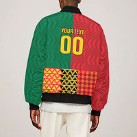 Ghana Wiase Kuruwa Custom Bomber Jacket Kente Pride Edition
