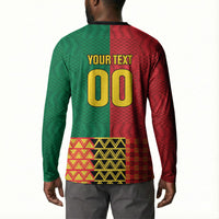 Ghana Wiase Kuruwa Custom Button Sweatshirt Kente Pride Edition