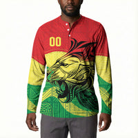 Senegal Kappu Adduna Custom Button Sweatshirt Teranga Textile Edition
