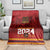 Custom Espana Campeon De Europa Blanket Spain History Champions