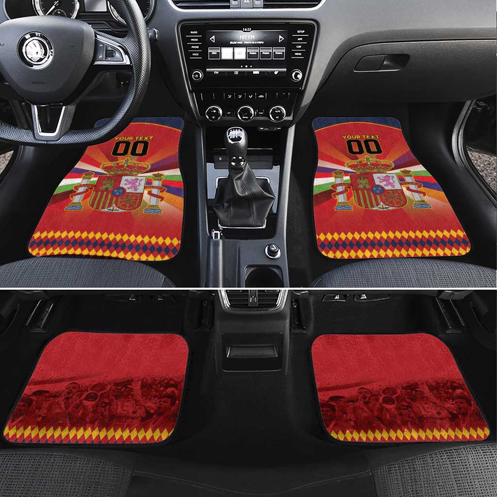 Custom Espana Campeon De Europa Car Mats Spain History Champions LT9 - Wonder Print Shop