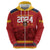 Custom Espana Campeon De Europa Zip Hoodie Spain History Champions - Wonder Print Shop