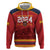 Custom Espana Campeon De Europa Zip Hoodie Spain History Champions - Wonder Print Shop