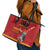 Custom Spain Euro 2024 Champions Leather Tote Bag La Roja Campeon De Europa - Wonder Print Shop