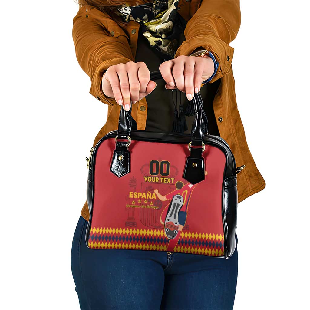 Custom Spain Euro 2024 Champions Shoulder Handbag La Roja Campeon De Europa