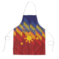 Personalized Philippines Eight Rays Sun Apron Traditional Filipino Igorot Pattern Motif