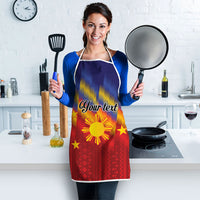 Personalized Philippines Eight Rays Sun Apron Traditional Filipino Igorot Pattern Motif