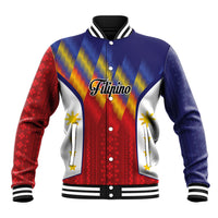 Personalized Philippines Eight Rays Sun Baseball Jacket Traditional Filipino Igorot Pattern Motif