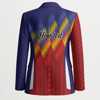 Personalized Philippines Eight Rays Sun Blazer Traditional Filipino Igorot Pattern Motif