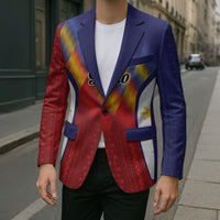 Personalized Philippines Eight Rays Sun Blazer Traditional Filipino Igorot Pattern Motif