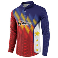 Personalized Philippines Eight Rays Sun Button Sweatshirt Traditional Filipino Igorot Pattern Motif